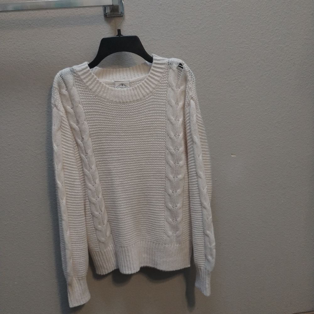 Cream Slouchy Sweater